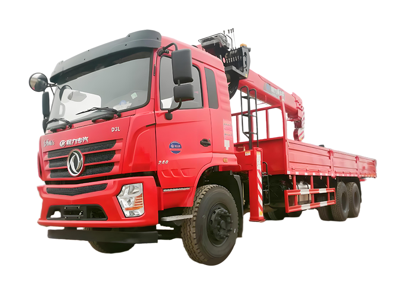 Dongfeng D3L Arri&egrave;re Huit Roues 12 Tonnes Mobile Grue Camion