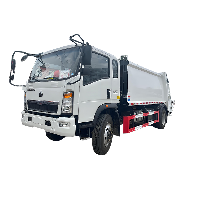 8CBM HOWO Camion Compacteur De Ordures