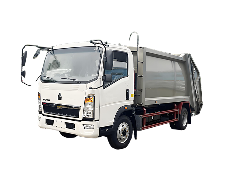6CBM HOWO Camion Compacteur De Ordures