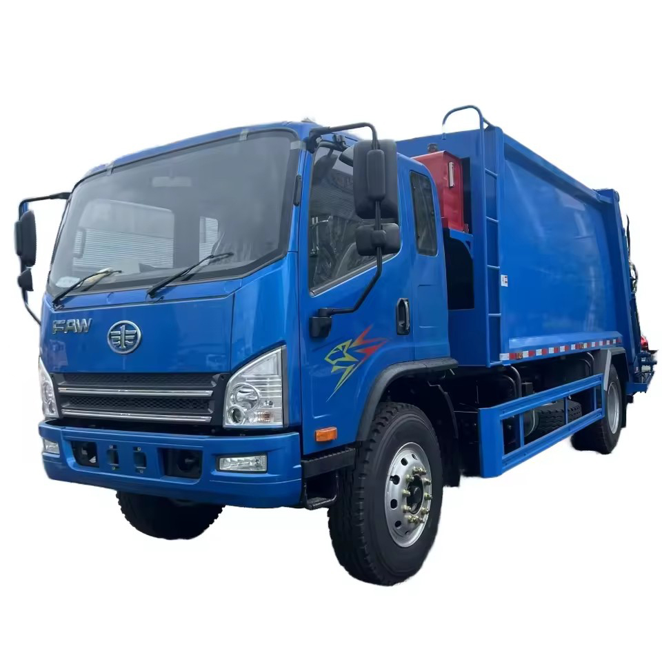 Camion De Traitement Des Ordures Comprim&eacute; De Jiefang FAW Le Plus Vendu 4x2 Diesel EU5 Compact