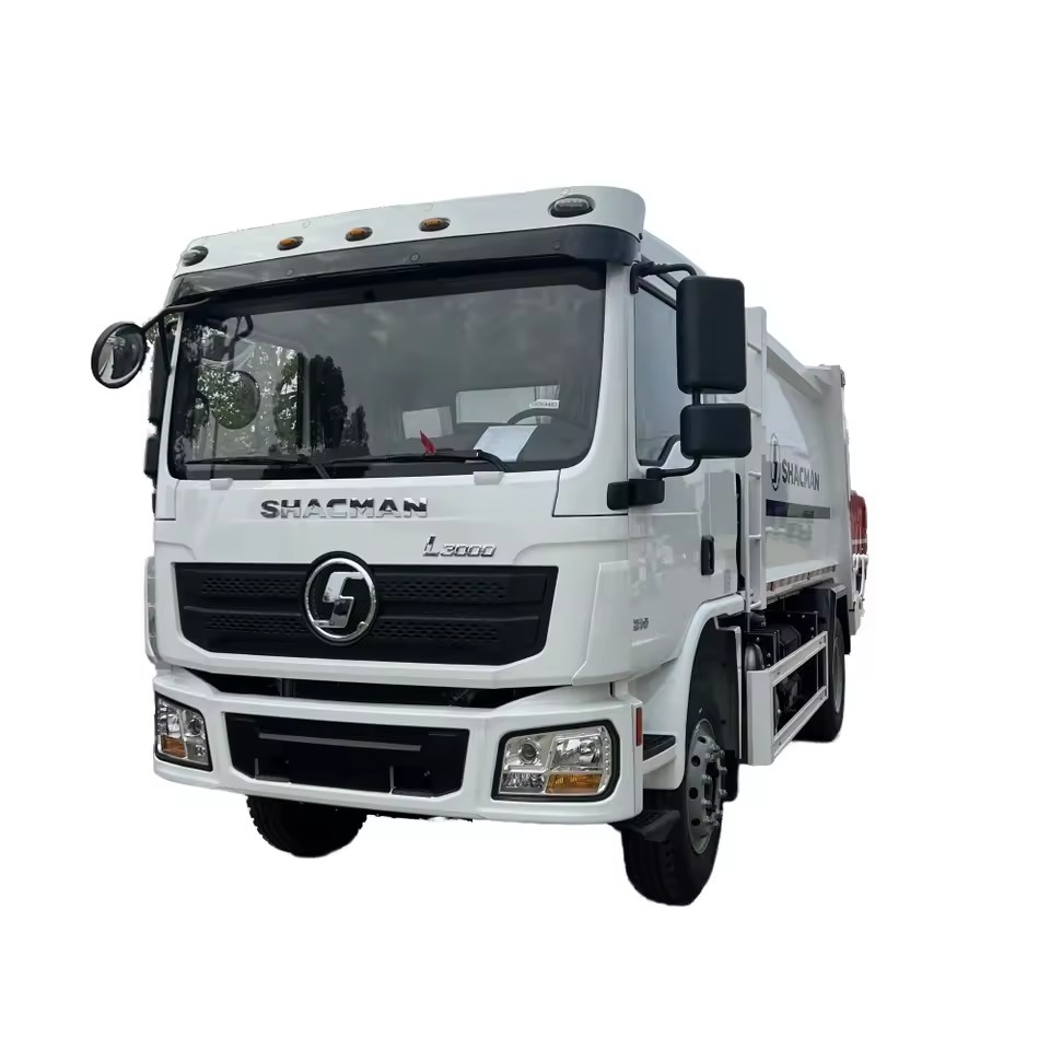 Shacman 4x2 Chargeur Arri&egrave;re Compacteur Poubelle Bo&icirc;te Manuelle Diesel Camion &agrave; 