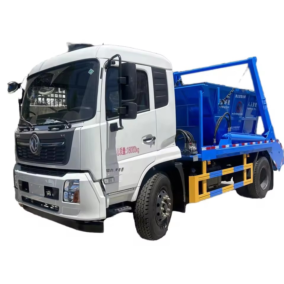 Camion &agrave; Ordures &agrave; Bras Basculant Dongfeng 4X2 | Capacit&eacute; 8-12 CBM | Certifi&ea