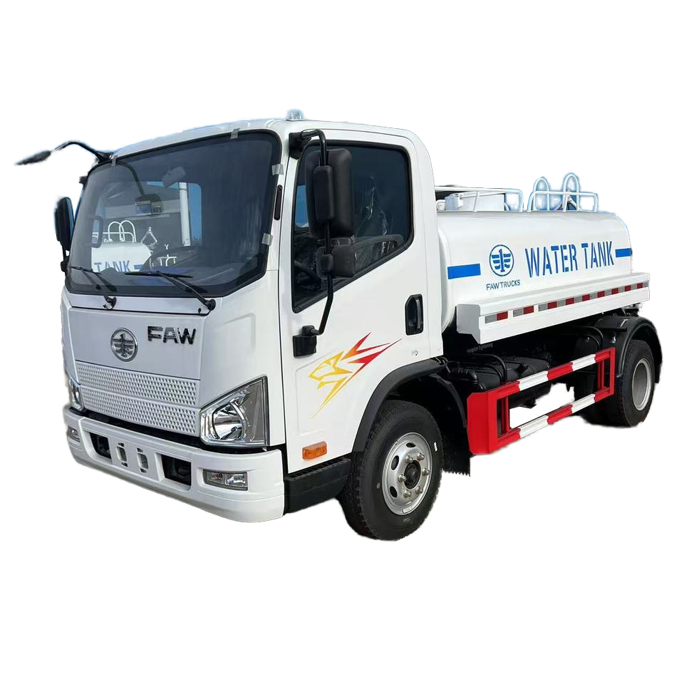 FAW 5m&sup3; Multi-Fonction Water Truck | V&eacute;hicule D'approvisionnement En Eau D'urg