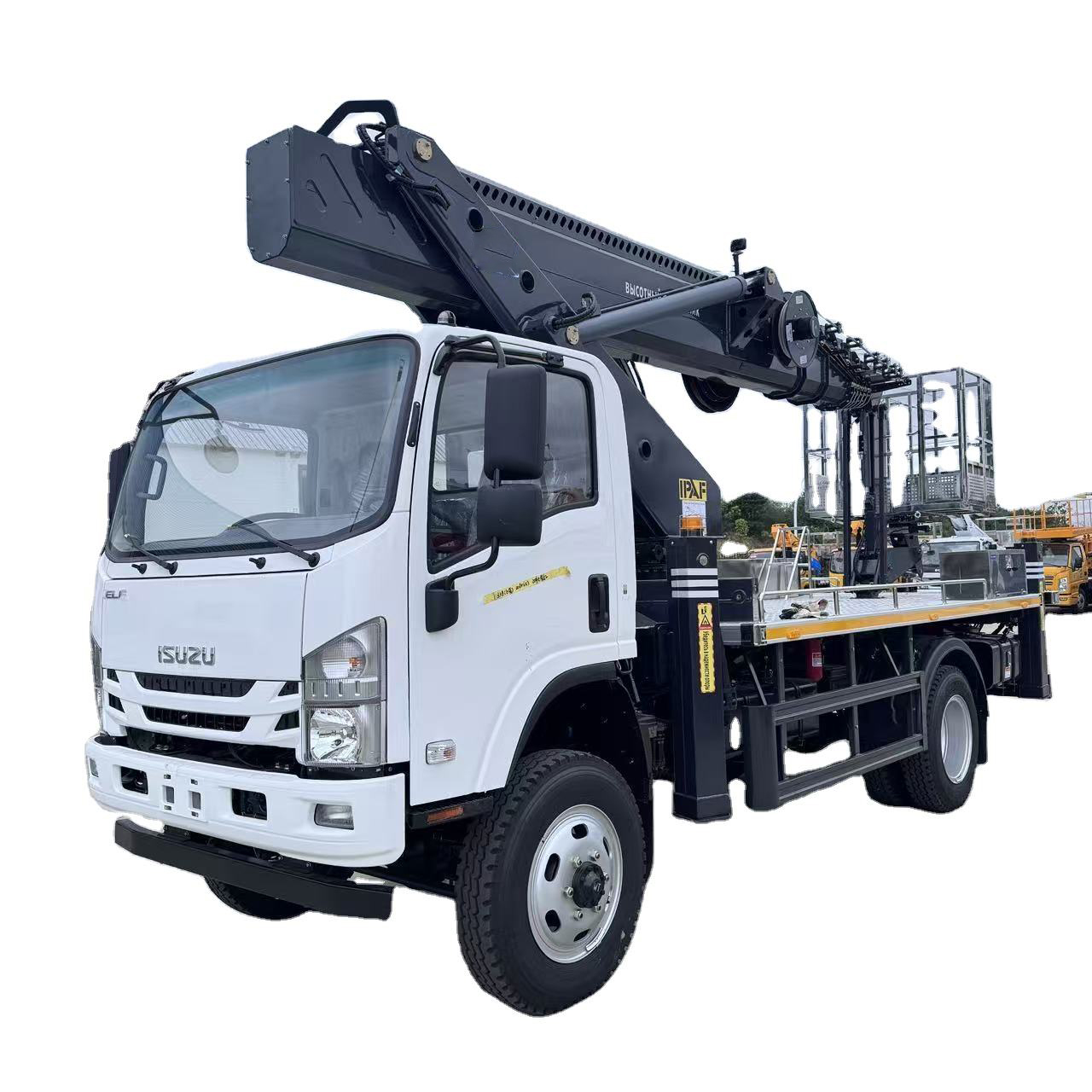 V&eacute;hicule De Travail A&eacute;rien Fiable Isuzu N S&eacute;rie 4x4, Ascenseur De Pouss&eacute;