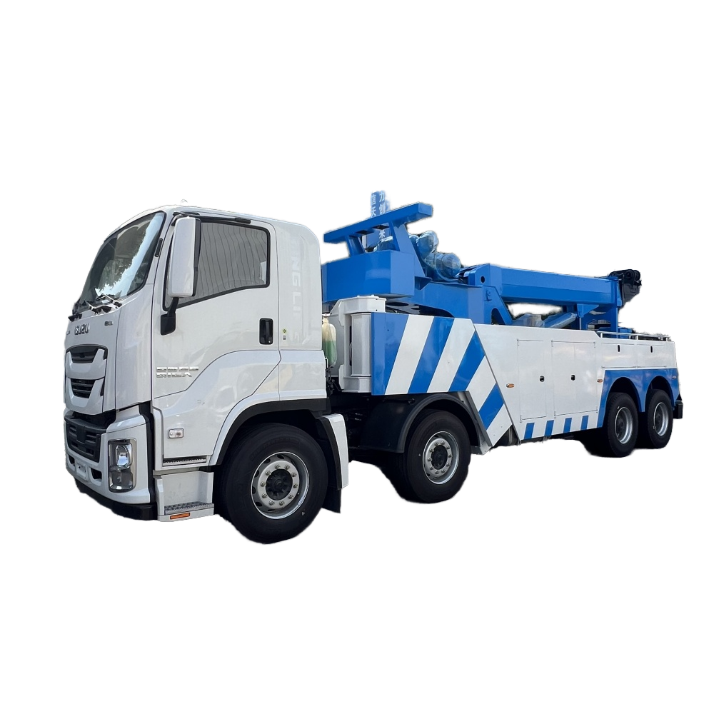 Isuzu Avant Quatre Arri&egrave;re Huit Appui 35 Tonnes Camion Naufrage