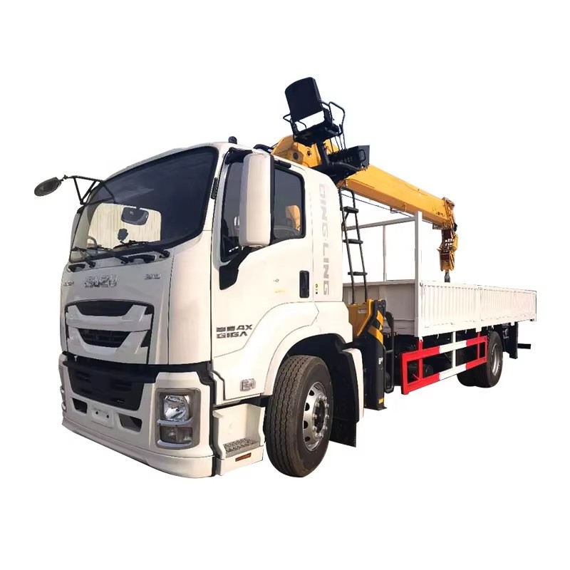 1SUZU GIGA 10Ton Camion Mont&eacute; Grue Hydraulique Pour Levage De Poids