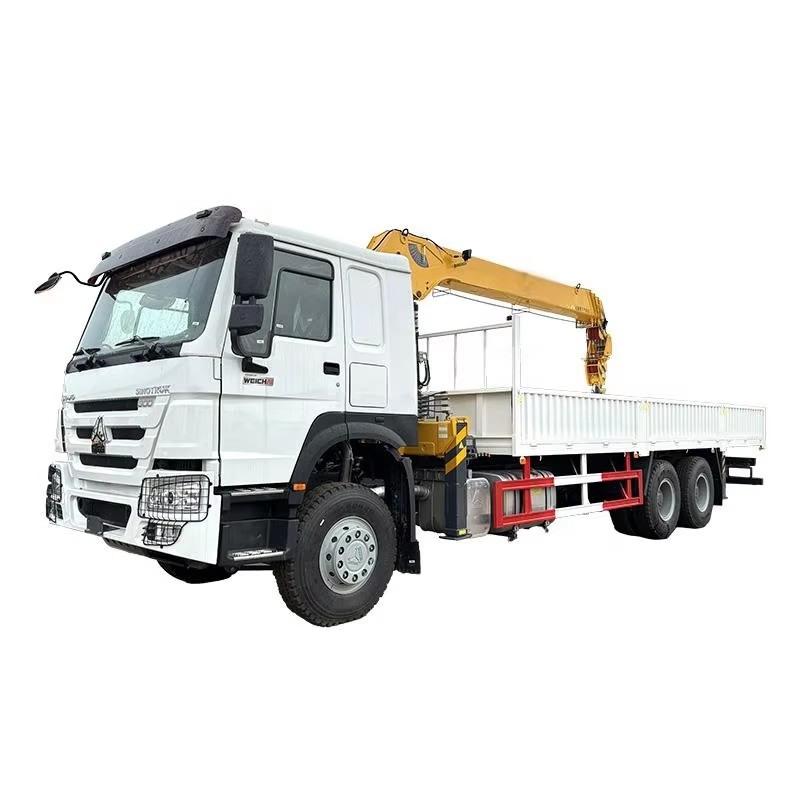 Sinotruk Howo 10 Tonnes De Grue De Pompe T&eacute;lescopique Mont&eacute;e Grue De Camion 6x4 &agrav