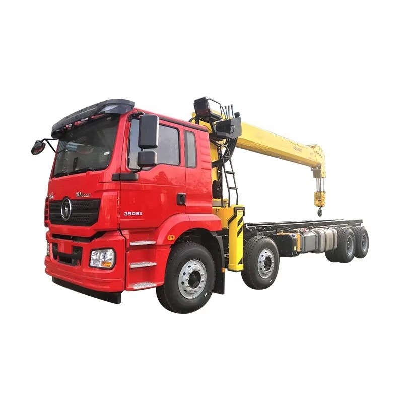 Shacman 8x4 Camion Mont&eacute; Grue 16 Tonnes Grue Hydraulique Pour Levage De Poids