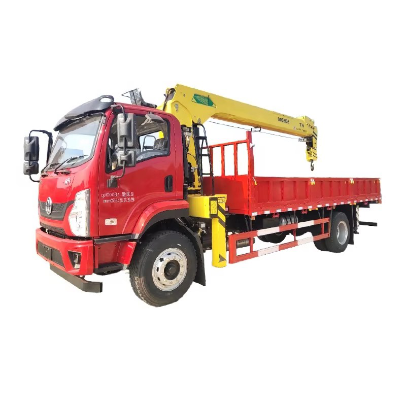 Shacman 4x2 Camion Grue De Cargaison 8 Tonnes Grue Mont&eacute;e Sur Camion Grue &agrave; Fl&egrave;