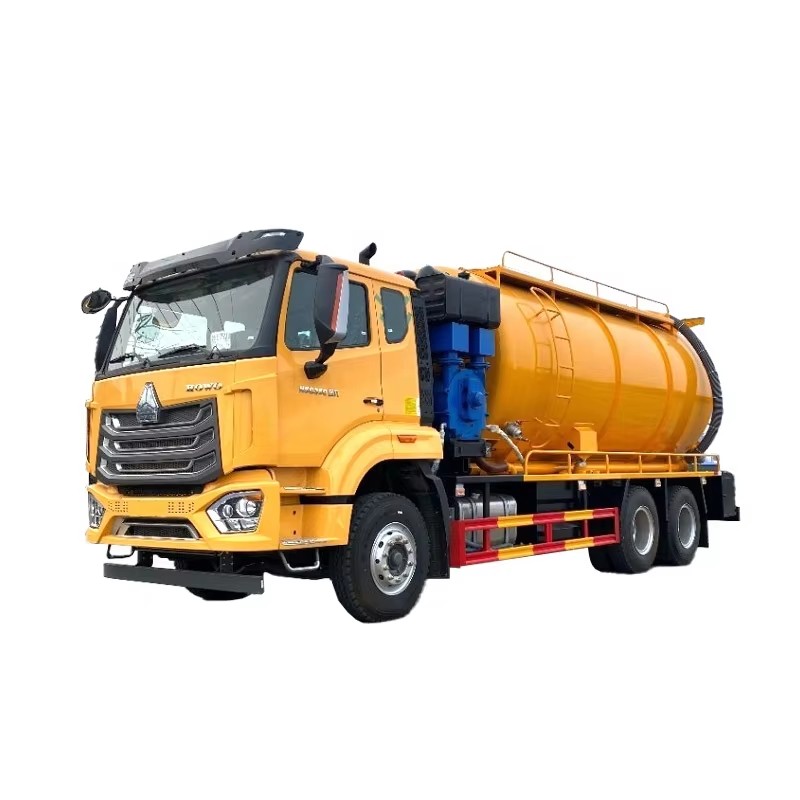 Howo 20000L Camion De Nettoyage D'aspiration Des Eaux Us&eacute;es Septique 6x4 Avec Haute Pres