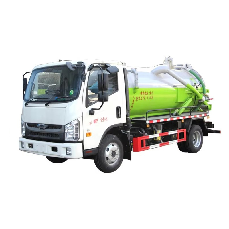 Foton 5 CBM Camion D'aspiration Des Eaux Us&eacute;es Mini Camion R&eacute;servoir D'aspir