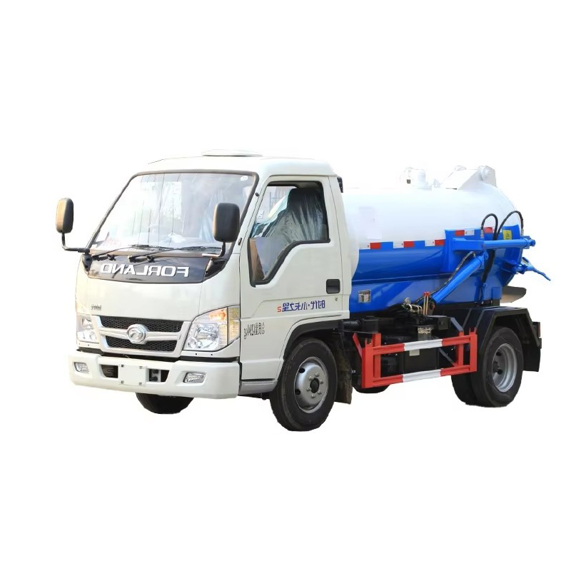 Foton Mini Camion D'aspiration Des Eaux Us&eacute;es 2 CBM 4x2 Camion R&eacute;servoir D'a
