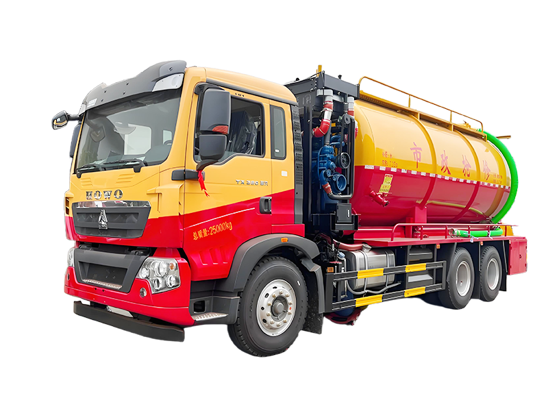 Howo 22000L Camion De Nettoyage D'aspiration Des Eaux Us&eacute;es Septique 6x4 Avec Haute Pres