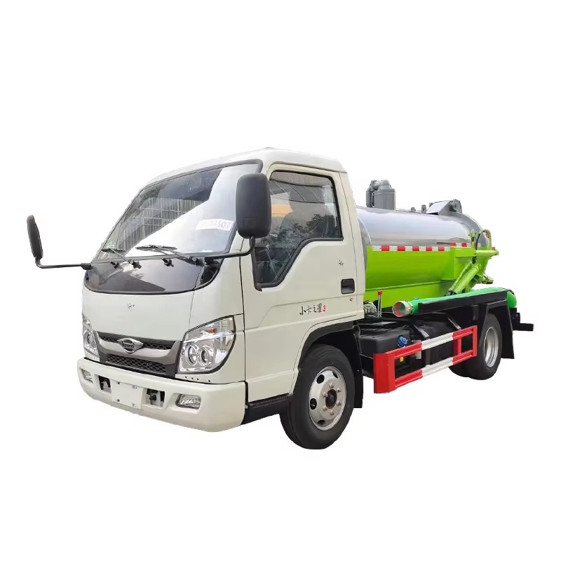 Foton 3000L Camion D'aspiration Des Eaux Us&eacute;es 4x2 Camion-citerne De Nettoyage D'as