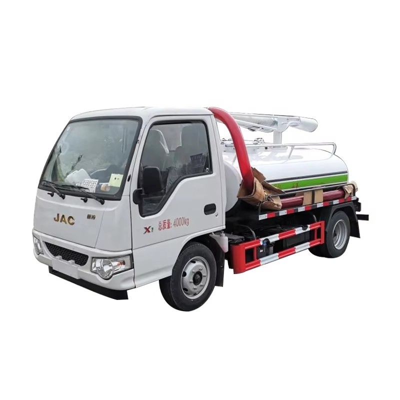JAC Petit Camion D'aspiration F&eacute;cale Septique 3000L Curtomized Camion-citerne D'asp