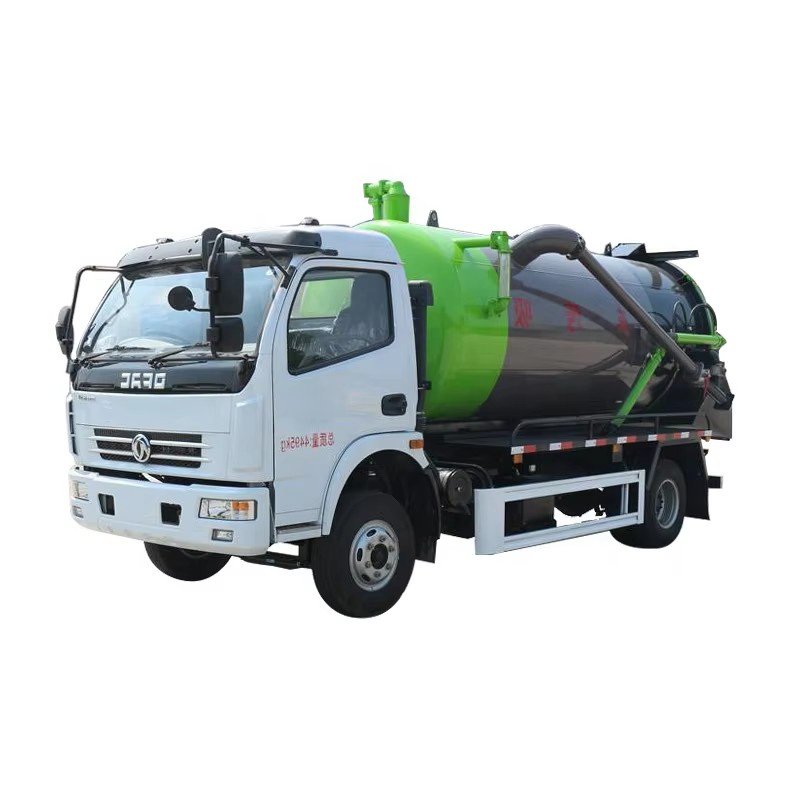 Dongfeng 8 CBM Camion D'aspiration D'&eacute;gouts 4x2 Septique F&eacute;cale Vide Camion 