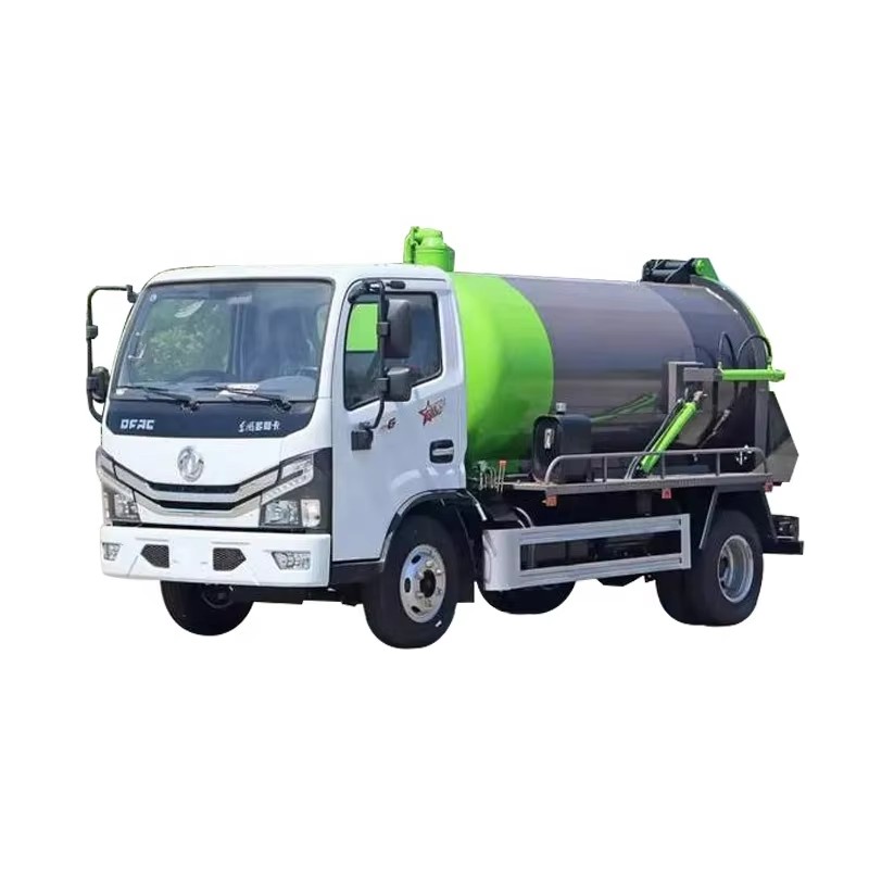 Dongfeng Petit Camion D'aspiration Des Eaux Us&eacute;es 5 CBM Septique Aspiration Vide Camion 