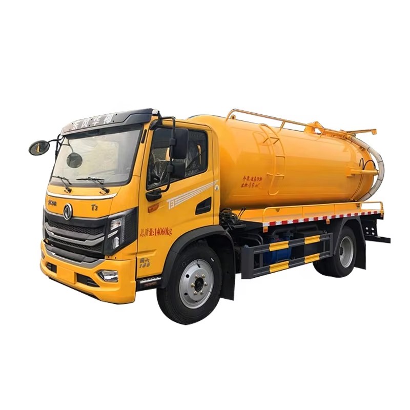 Dongfeng 8 CBM Camion D'aspiration D'&eacute;gouts Dongfeng 4x2 Septique F&eacute;cale Vid