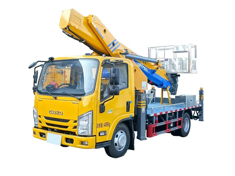 1SUZU Personnalis&eacute; 25m Boom T&eacute;lescopique Bras Droit Camion Ascenseur A&eacute;rien Hau