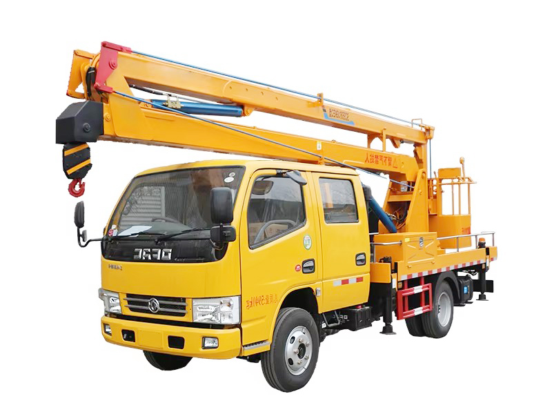 Dongfeng Personnalis&eacute; 12m 16m 20m Bras Droit Camion De Travail A&eacute;rien Avec Plateforme 