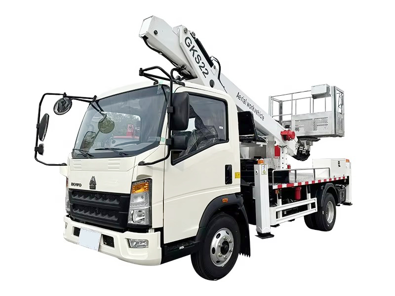 Howo V&eacute;hicule D'ascenseur A&eacute;rien 22M 25M 30M Camion De Seau De Travail A&eacute;r