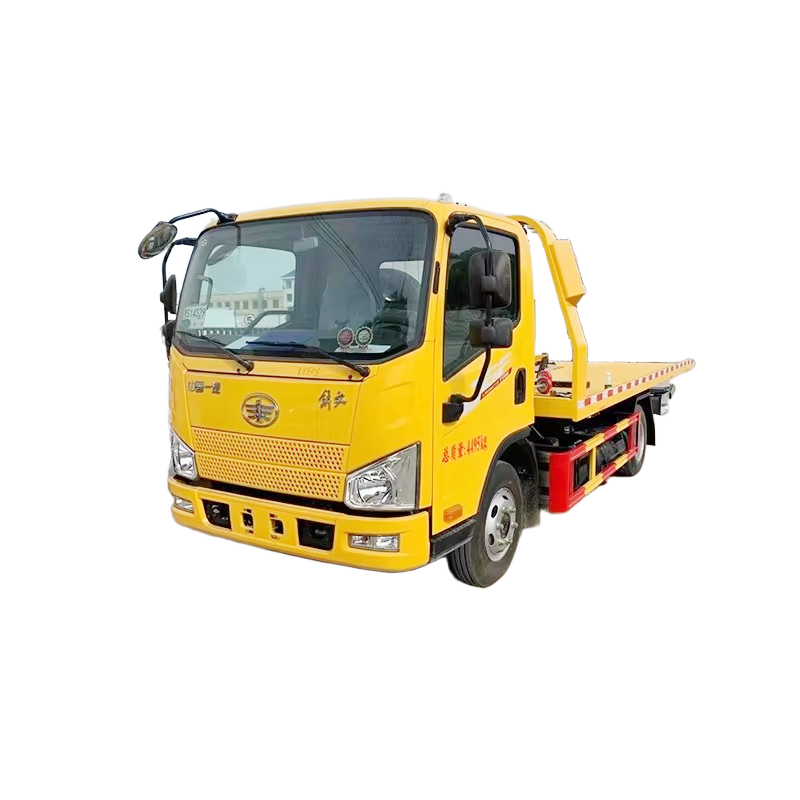 FAW 4x2 Camion De Remorquage D'&eacute;paulateur &agrave; Lit Plat Petit Camion D'&eacute;