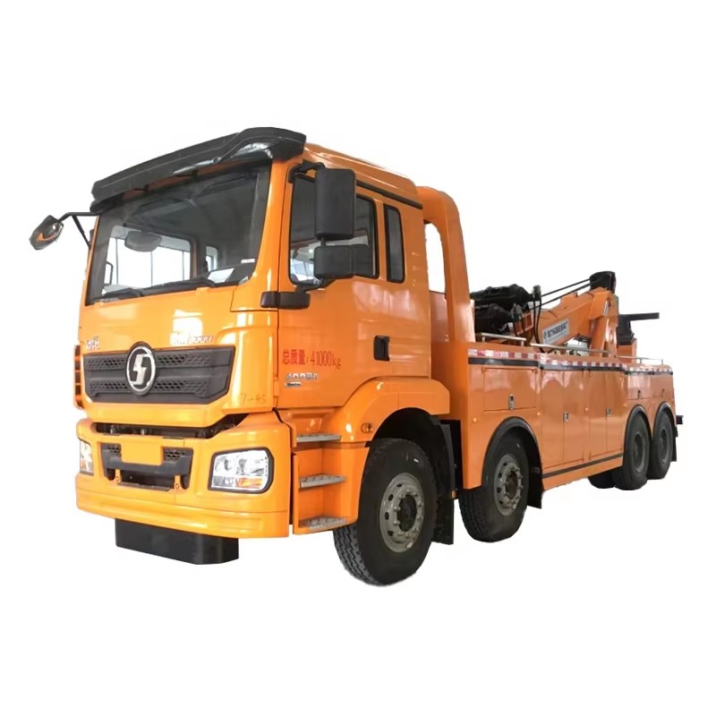 Shacman M3000 Heavy Duty 8x4 Rotator Wrecker Truck 20Ton Camion De Remorquage Avec Grue Hydraulique 
