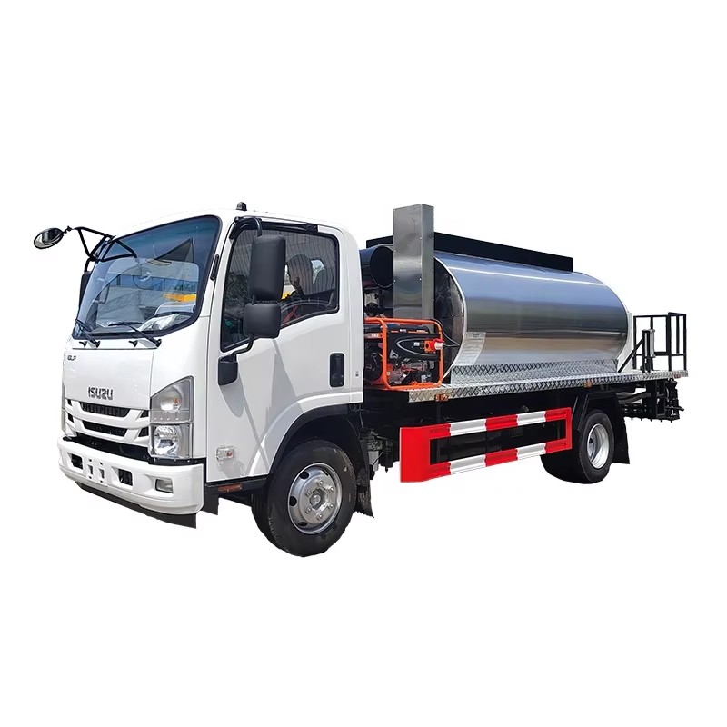 1SUZU ELF 8 Tonnes Distributeur D'asphalte Camion Route Machines De Rev&ecirc;tement D'asp