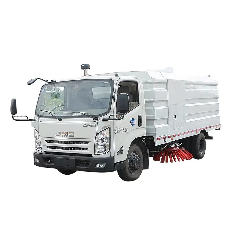 Camion De Balayage Routier &agrave; Vide Haute Pression JMC 4000L Camion D'aspiration De Nettoy