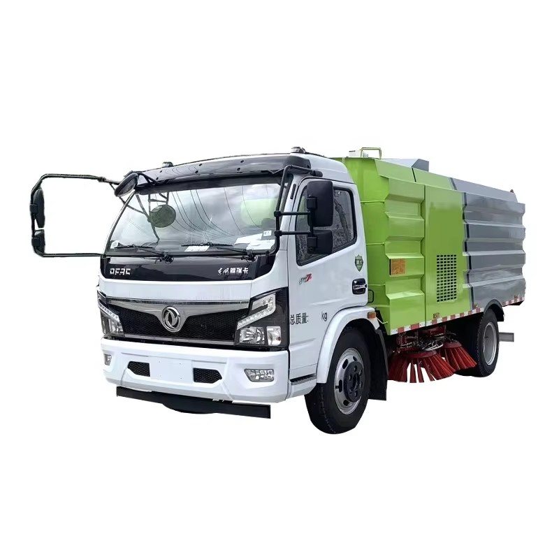 Vente Directe D'usine Dongfeng Vacuum Road Sweeper Truck 6000L Camion De Nettoyage De Rue Pour 