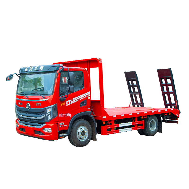 D&eacute;gagement Dongfeng 4x2 Diesel 6 Tonnes Petite Plate-forme Camion Avec &eacute;chelle - Pour 