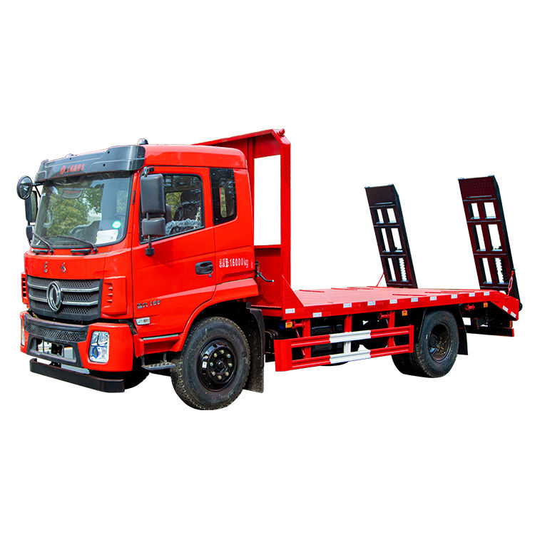 Dongfeng 4x2 Diesel 10 Tonnes Mini Camion Plat Camion Avec &eacute;chelle, Excavatrice, Chargement D