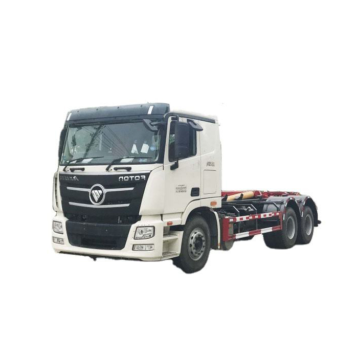 Foton Auman 6 * 4 Nouveau Camion &agrave; Ordures D'ascenseur Crochet Personnalis&eacute;