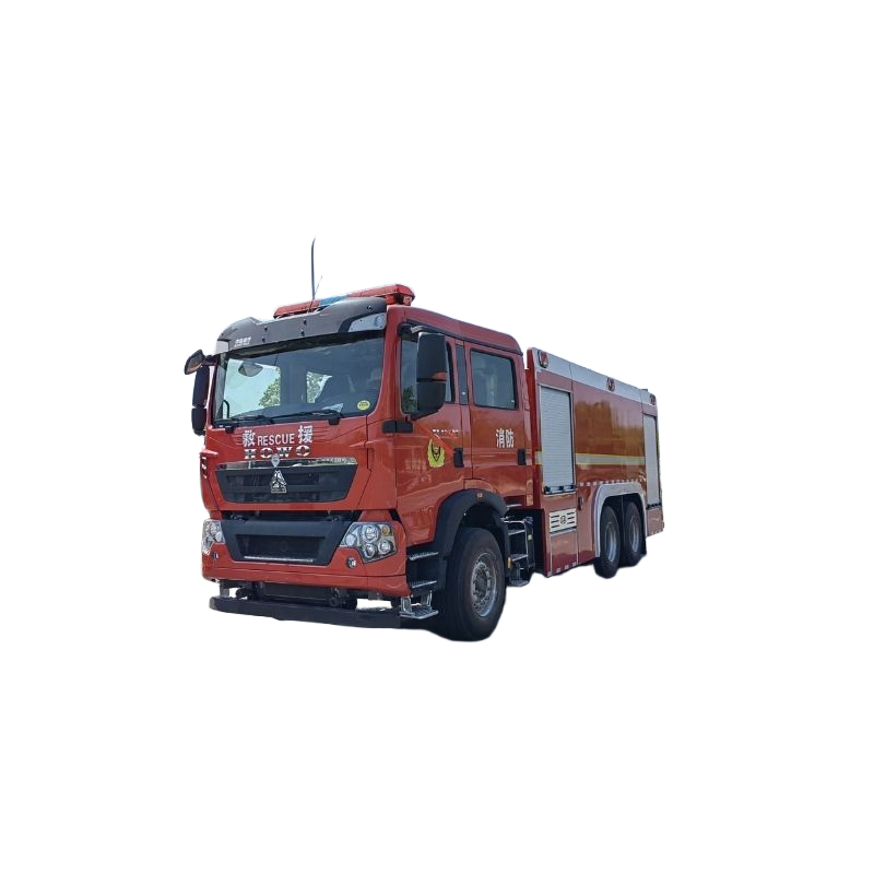Haute Puissance Diesel Aliment&eacute; Camion De Pompiers Camion Lourd HOWO 12 M&egrave;tre Cube &ea