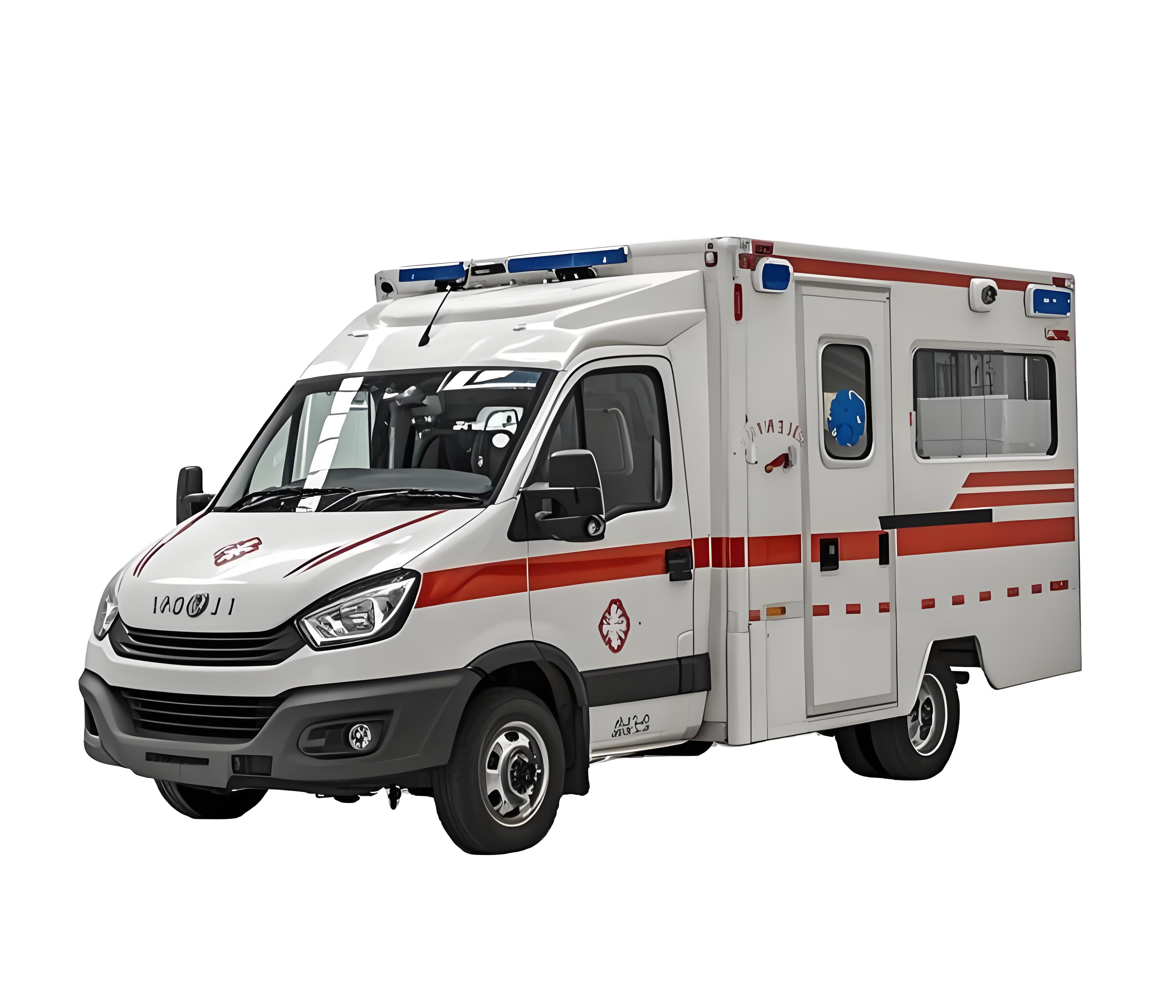 2025 Nouvelle Ambulance De Soins Critiques Avec Type De Carburant Diesel De Soutien &agrave; La Vie 