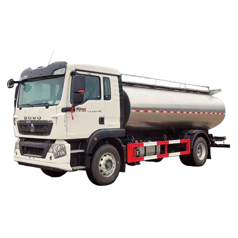 Brand New Sinotruk Howo 4X2 15000L Camion-citerne De Lait 15m&sup3; Camion De Transport De Lait En A