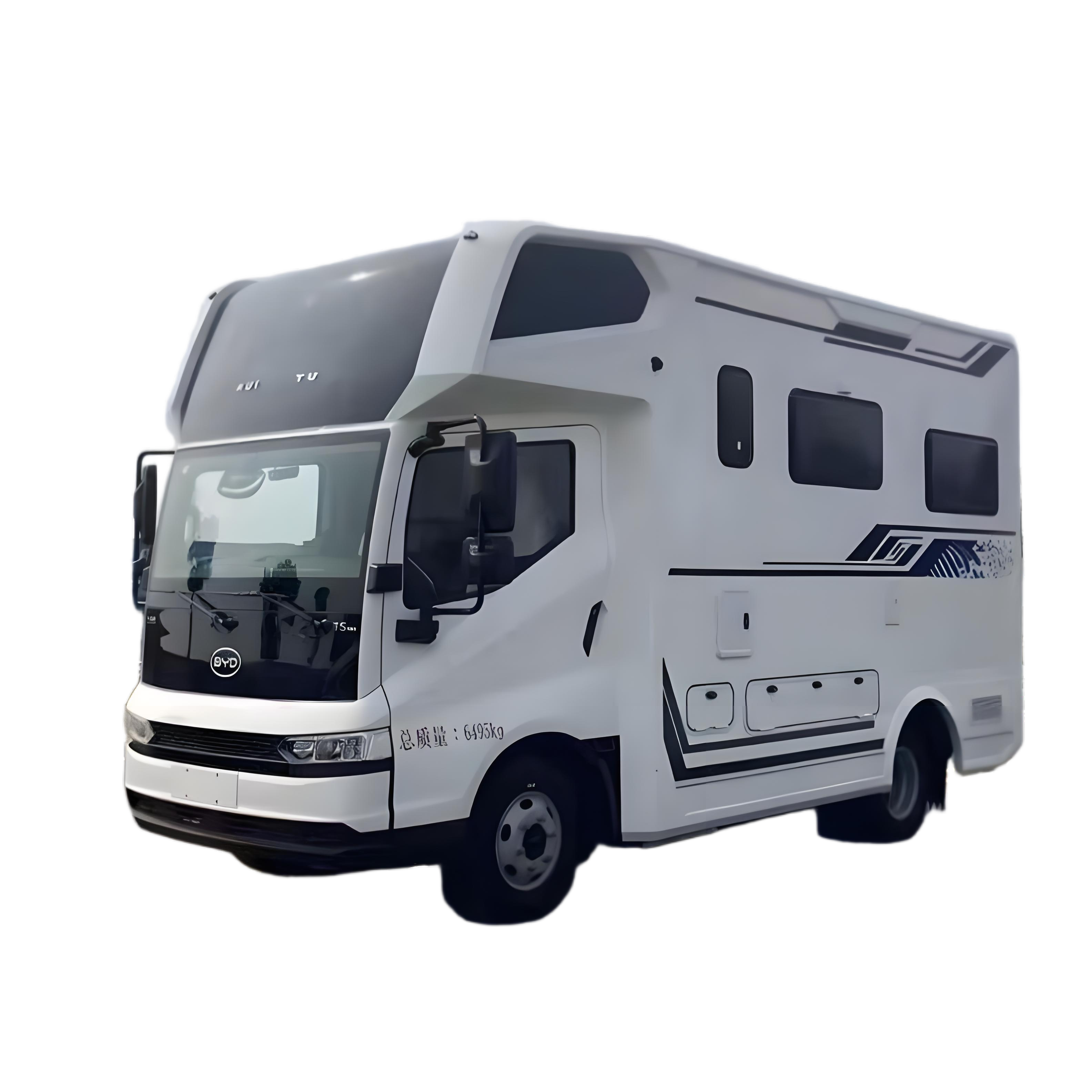 Design De Luxe Deux &eacute;tages BYD Hybride Famille Touring Car RV Motor Home &agrave; Vendre