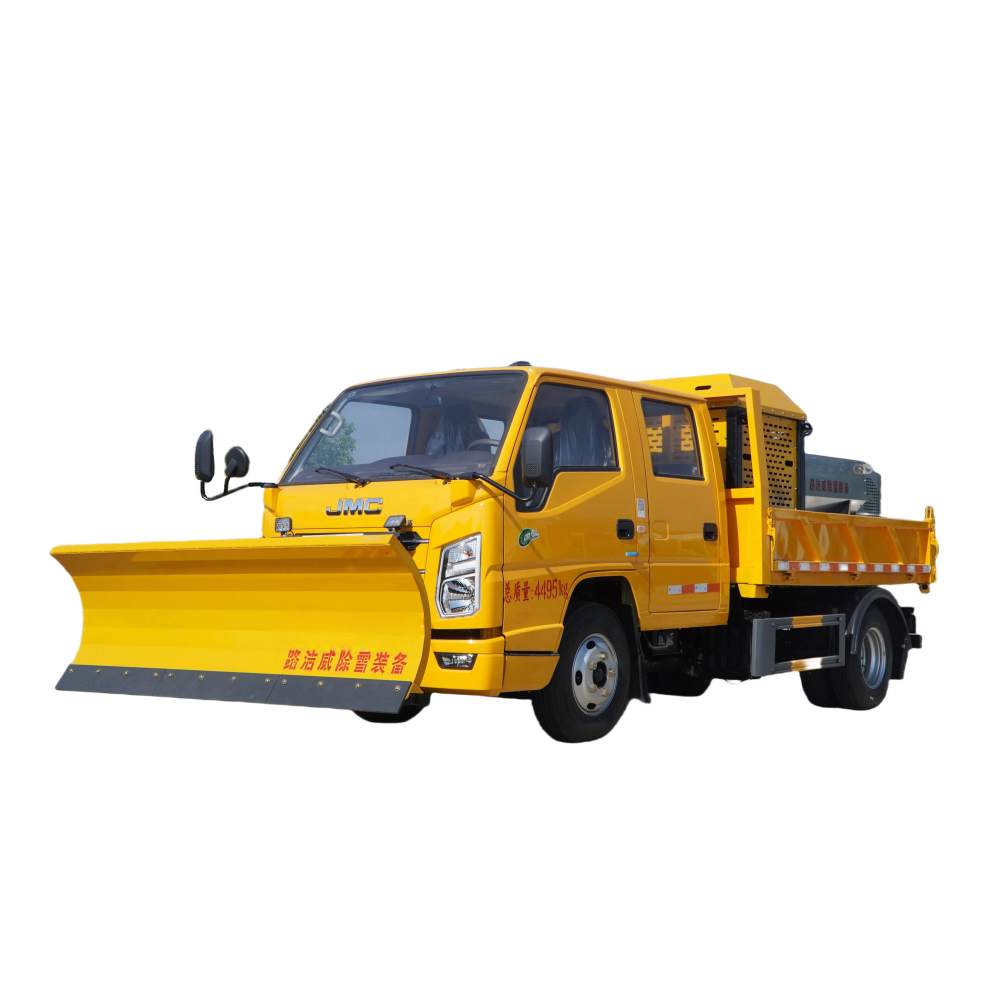 Haute Qualit&eacute; JMC 6 Roues Neige Charrue Camion Avec 115hp Nouveau &eacute;lectrique Double Ra