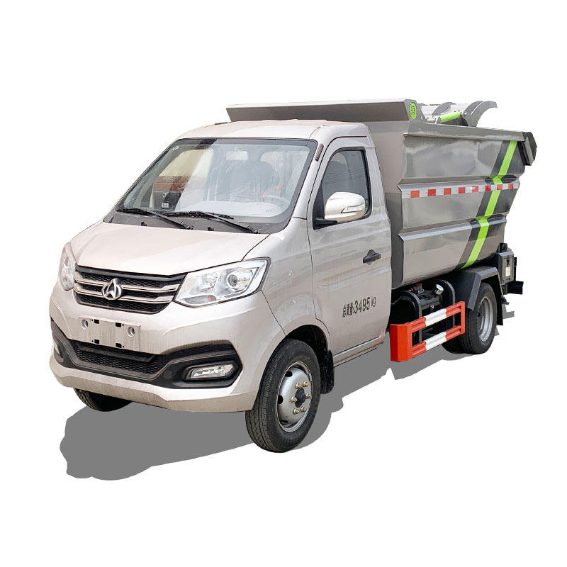 Changan Haute Assainissement Diesel Nettoyage Des Ordures Camion Arri&egrave;re Suspendu Seau PLC Un