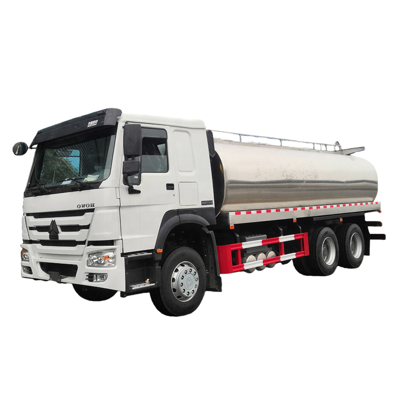 Sinotruk Howo 4X2 Camion-citerne De Lait 15000L Pour Le Transport Jus De Lait Frais Et Bi&egrave;re