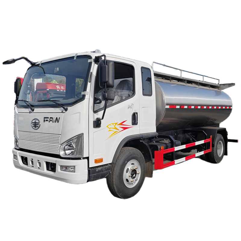 Brand New FAW 4X2 Camion De Lait 10000L Camion-citerne De Lait 10m&sup3; Prix Du Camion De Transfert