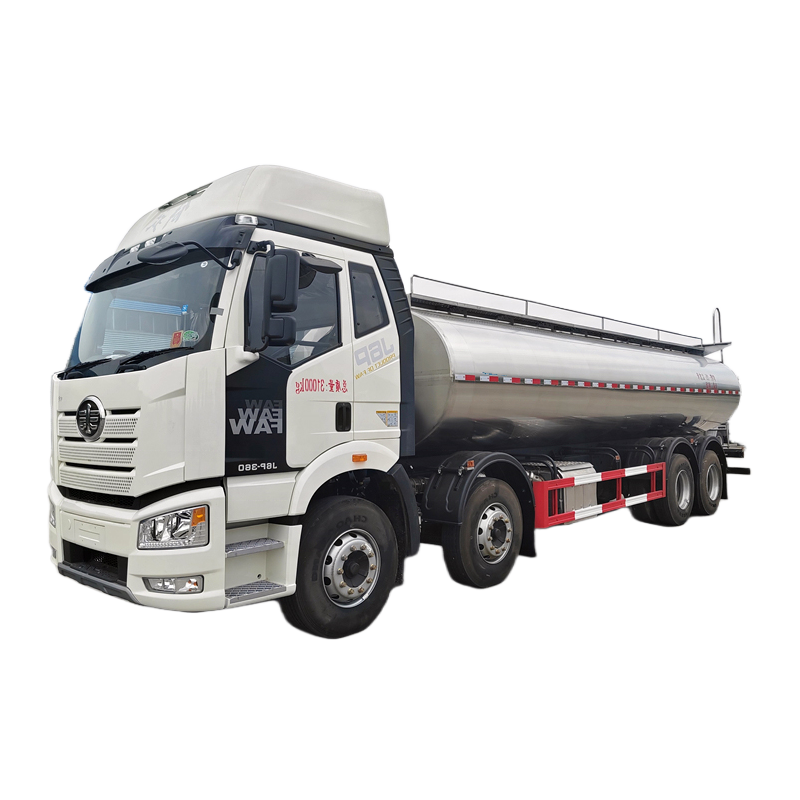 Brand New FAW 8X4 Camion De Lait 22m&sup3; Camion De Citerne De Lait Inoxydable 22000L Prix Du Camio
