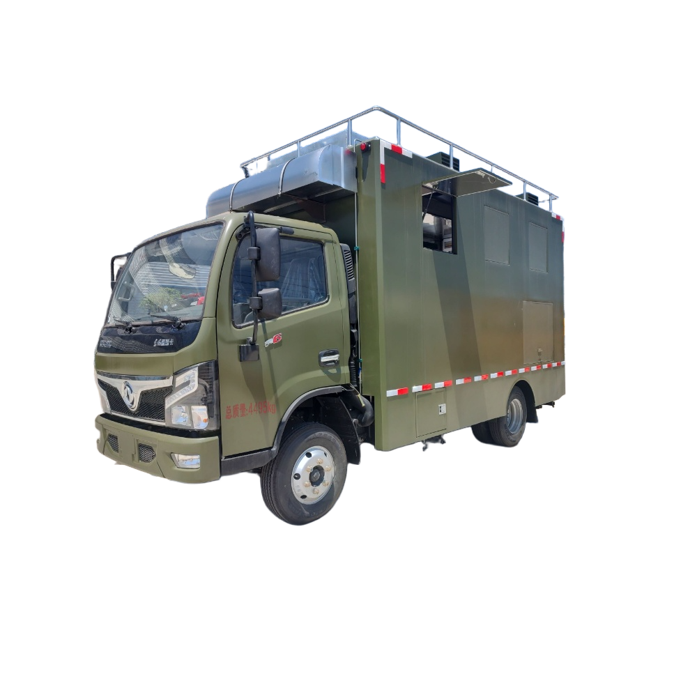 Dongfeng Mobile Kitchen Fast Food Chariot Pizza Taco Food Trailer BBQ Food Truck &agrave; Vendre