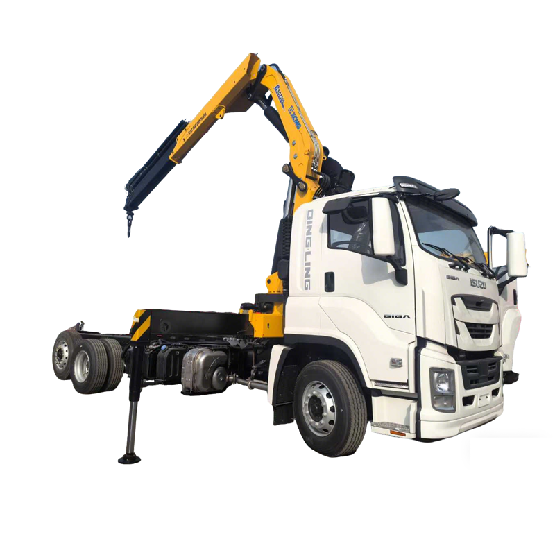 6X2 Isuzu Giant XCMG G S&eacute;rie 10 Tonnes Grue T&eacute;lescopique &agrave; Cinq Sections