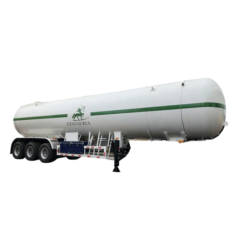 3 Essieux 54M3 54000Liters Semi-remorque De Citerne De Transport De Gaz LPG