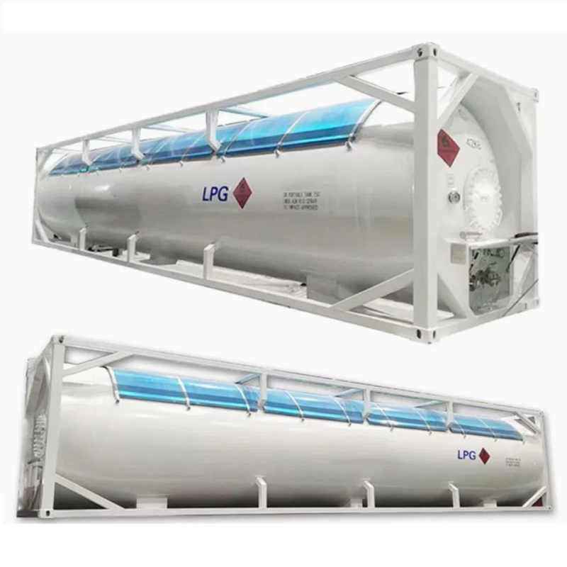 Un T50 Standard 40FT ISO Tank Container Transport S&ucirc;r De GPL