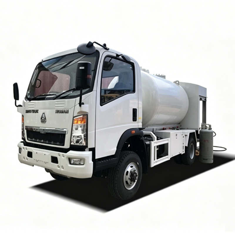 4X4 Off Road LPG Cylindre De Gaz BottlingTruck 5000L