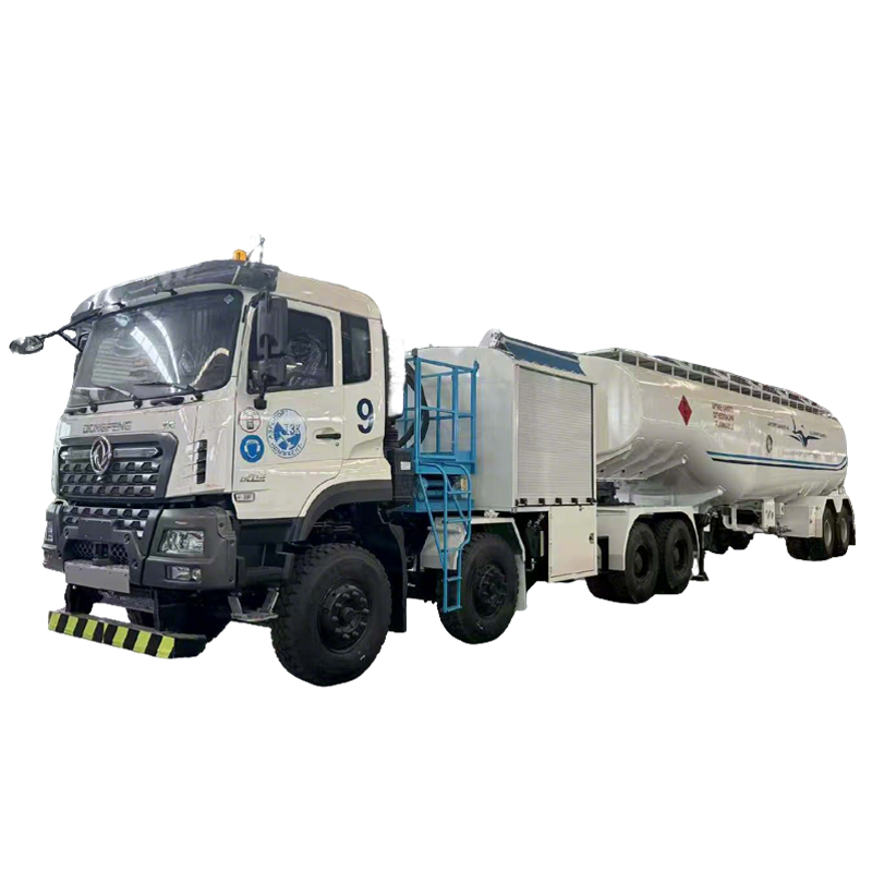 Dongfeng Tianlong 60000L Semi-remorque Avion Camion De Ravitaillement