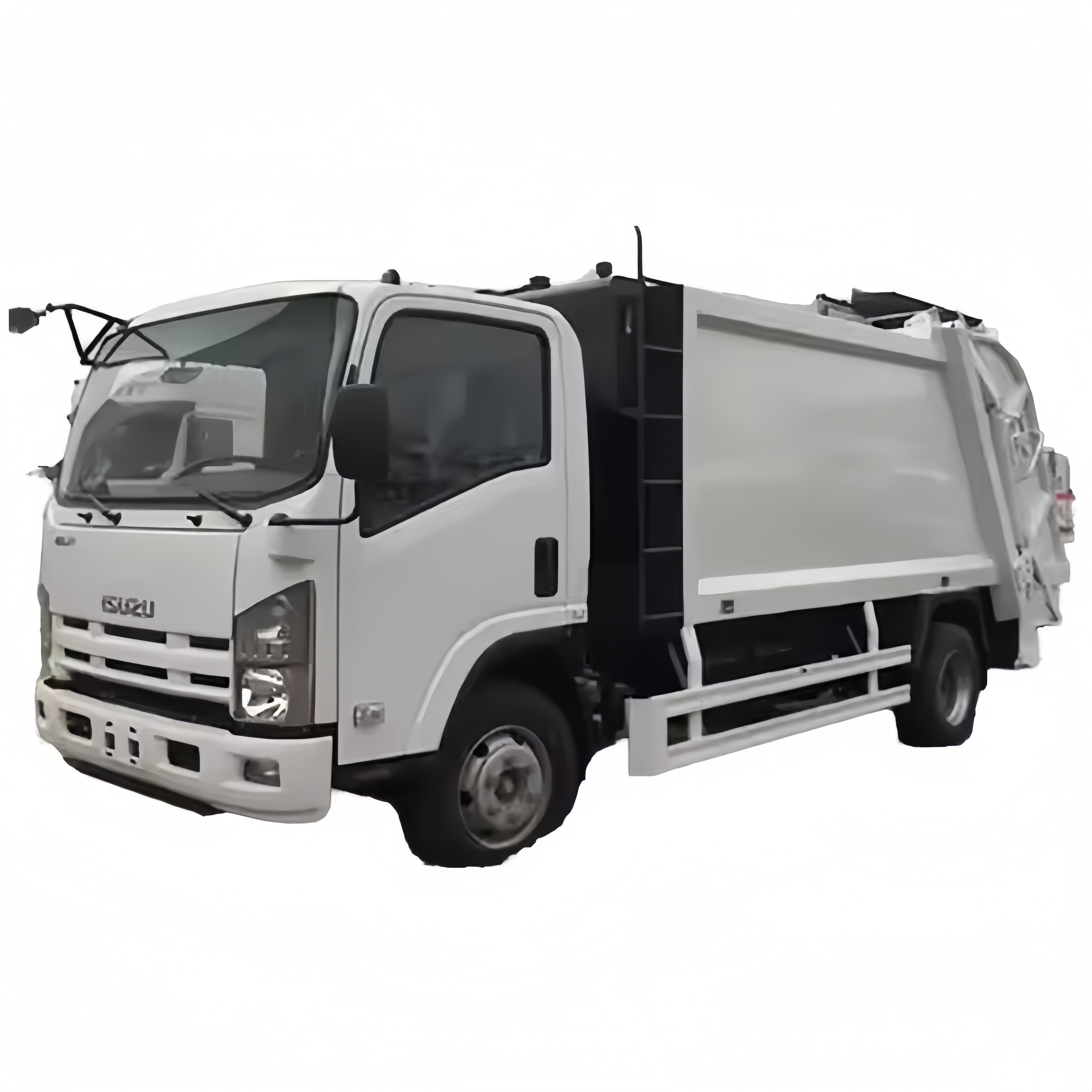 Camion &agrave; Ordures Isuzu Puissant De 8 M&egrave;tres Cubes Avec Conteneur De Compactage Pour De